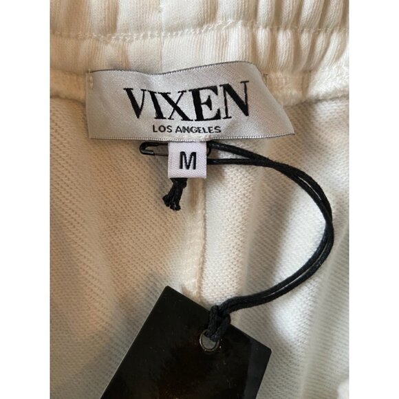 NWT Vixen Jogger size medium White Loungewear Pants - Picture 4 of 6